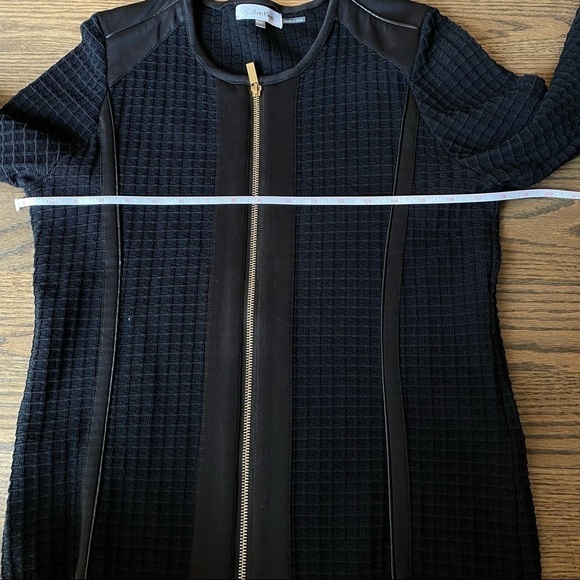 High quality Calvin Klein black full zip up jacket cardigan medium - Picture 12 of 14